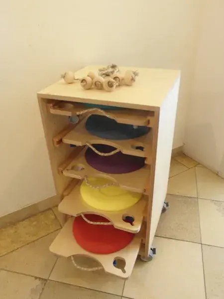 Rollschrank für Spielzeug