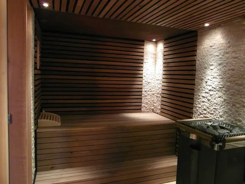 Sauna Innenausstattung
